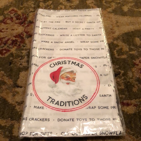 Hallmark Christmas Traditions Dish Towel - Picture 1 of 4